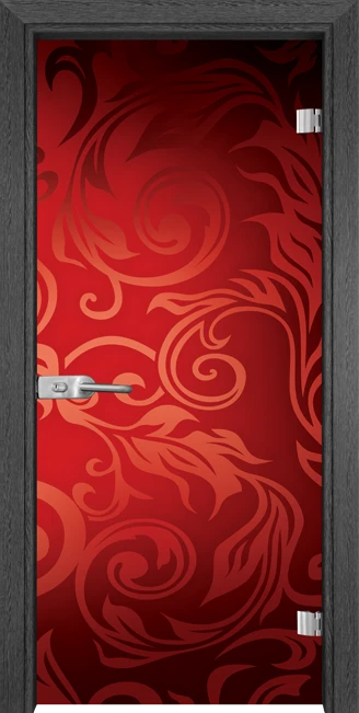 Стъклена Врата Gama Print G 13-11 Сив Кестен
